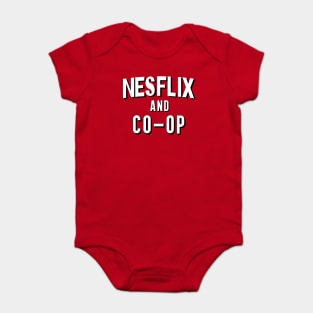 NESflix and Co-op Baby Bodysuit